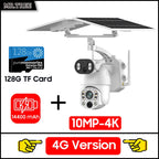 Dual Lens 10MP Outdoor Solar PTZ Camera