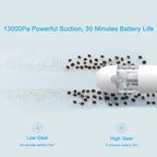 2-in-1 Portable Vacuum with One Touch Dust Disposal