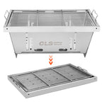 Outdoor Camping BBQ Stove – Compact Folding 304 Steel Grill