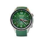 1.43” Green Fitness Smartwatch with Dual-Band GPS & Wear OS