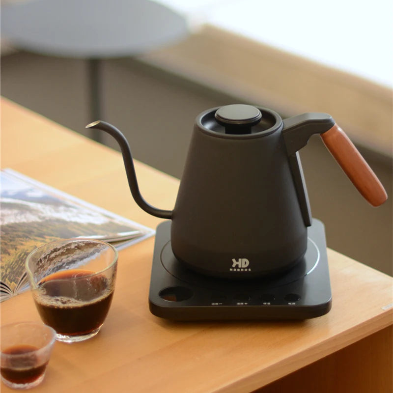 0.8L Electric Pour Over Coffee Kettle – Fast Boil, Anti-Dry Protection, Gooseneck Spout