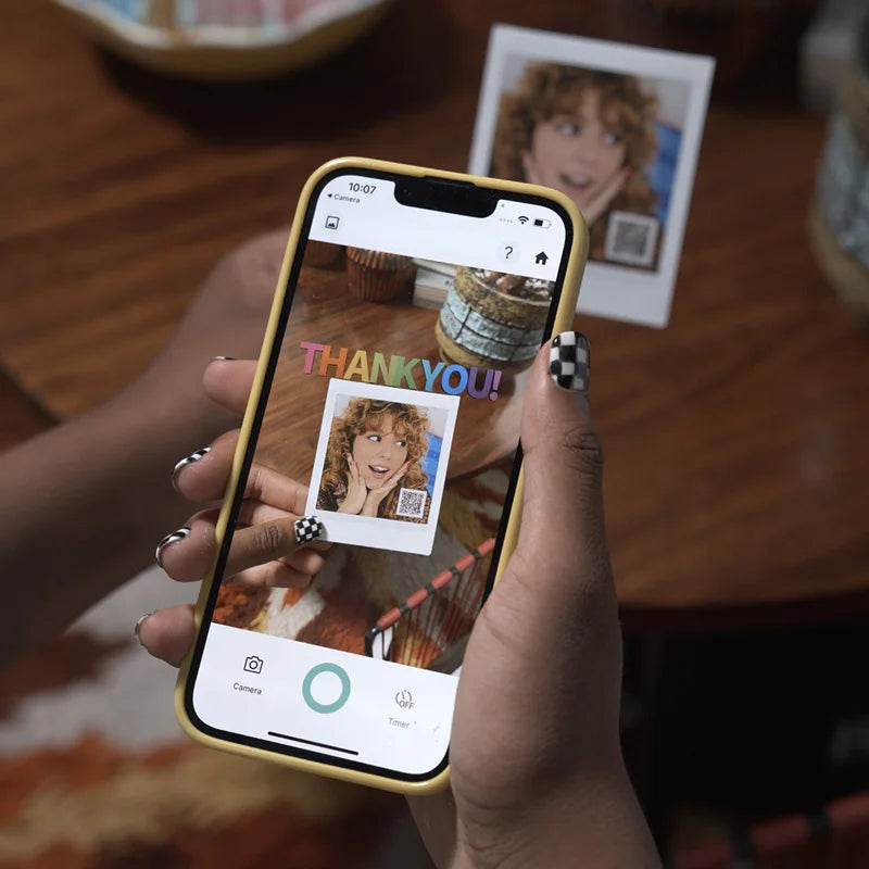 Smartphone Photo Printer with Instant Square Film Output