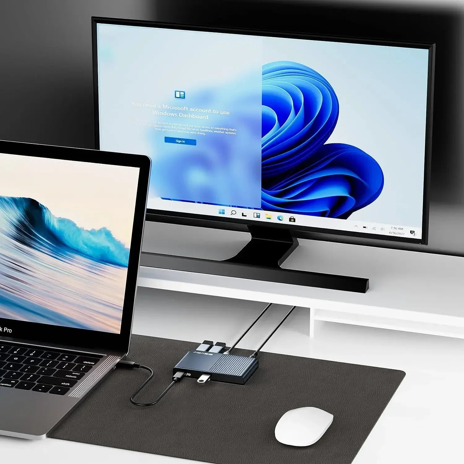40Gbps Thunderbolt 4 Docking Station with 6 Ports