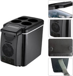 Portable 6L Car Refrigerator with Cooling & Heating , 12V/220V Travel Cooler