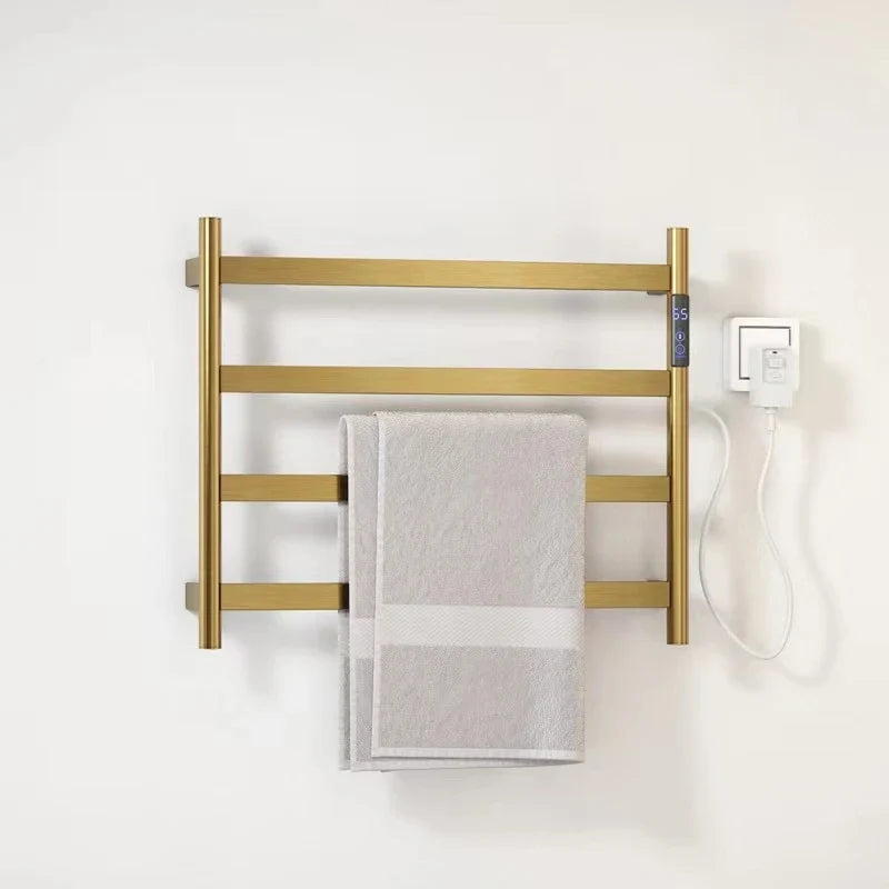 Smart Bathroom Towel Dryer with Temperature and Time Control