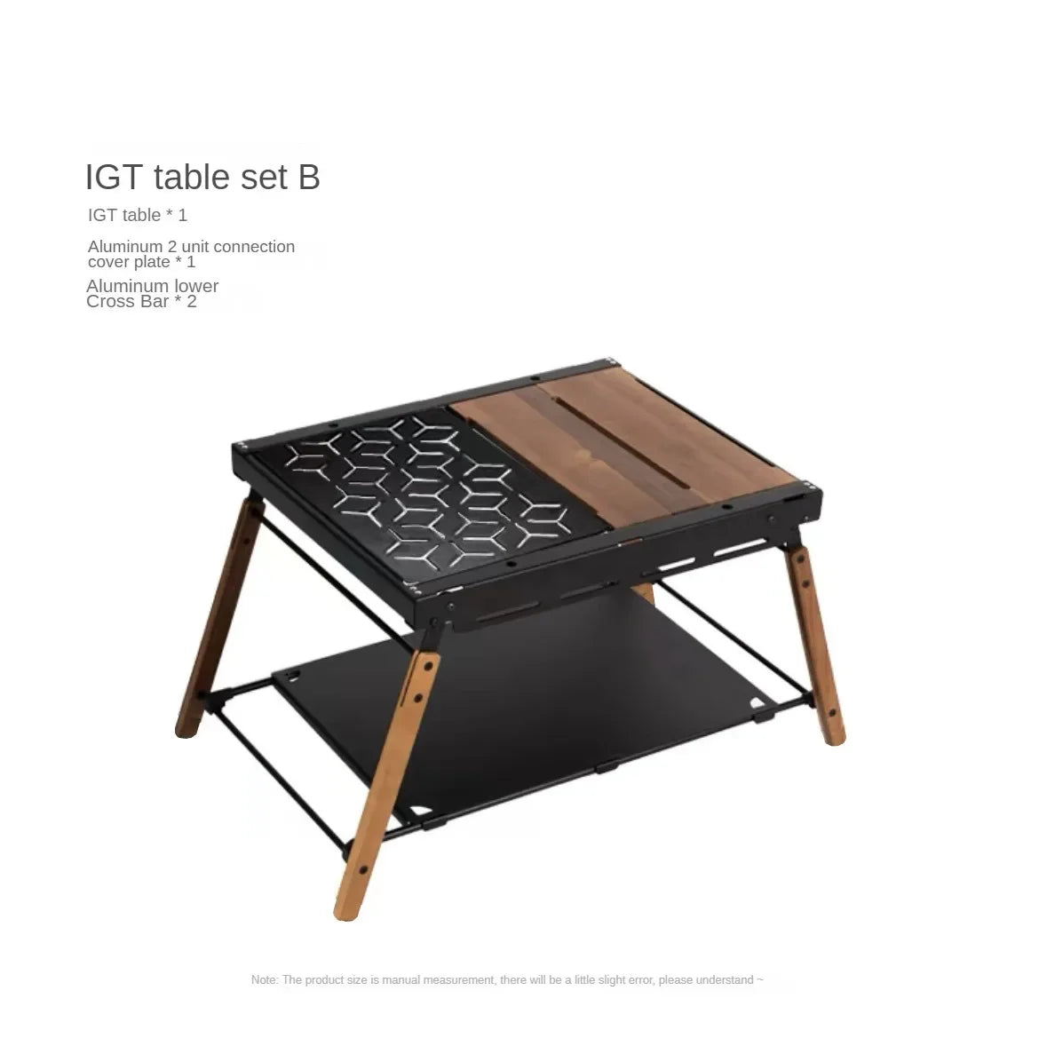 Portable Folding Aluminum IGT Table for Outdoor Camping Set B