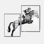 Modern Nordic Canvas Wall Art Abstract Animal Design for Living Room or Dormitory