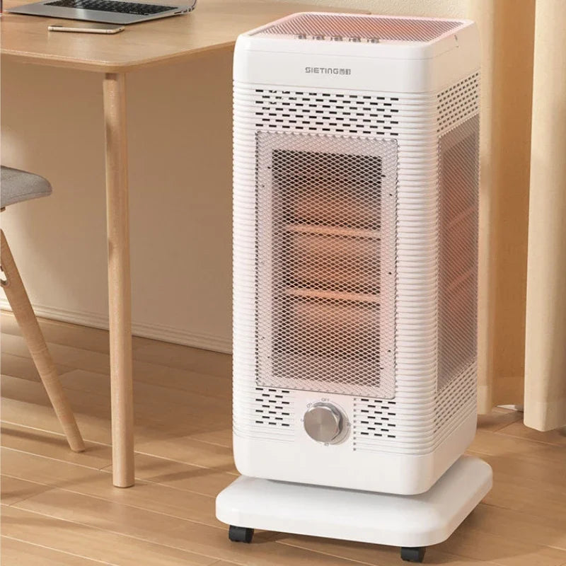 Fast-Heating 5-Sided Electric Fan Heater for Home Use