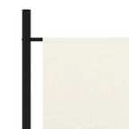 Foldable 3-Panel Room Partition Screen 260x180cm – Space Divider Cream White