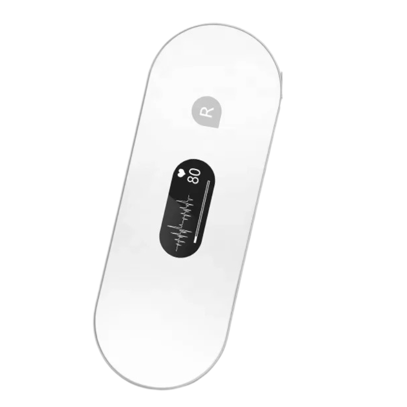 Handheld ECG Heart Rate Tracker with Rechargeable Battery