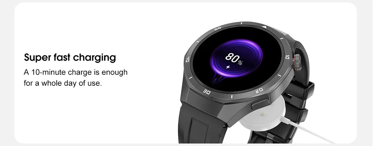 4GB GPS Sports Smartwatch with AMOLED Screen & Voice Assistant