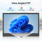 10.5 Inch Portable Monitor 1280P Second Screen for Laptop