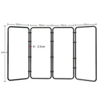 Portable 2m Photography Lighting Kit with Backdrop Stand