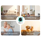 1080P WiFi Baby Monitor Camera with Night Vision and Smart Alerts – C14 Model