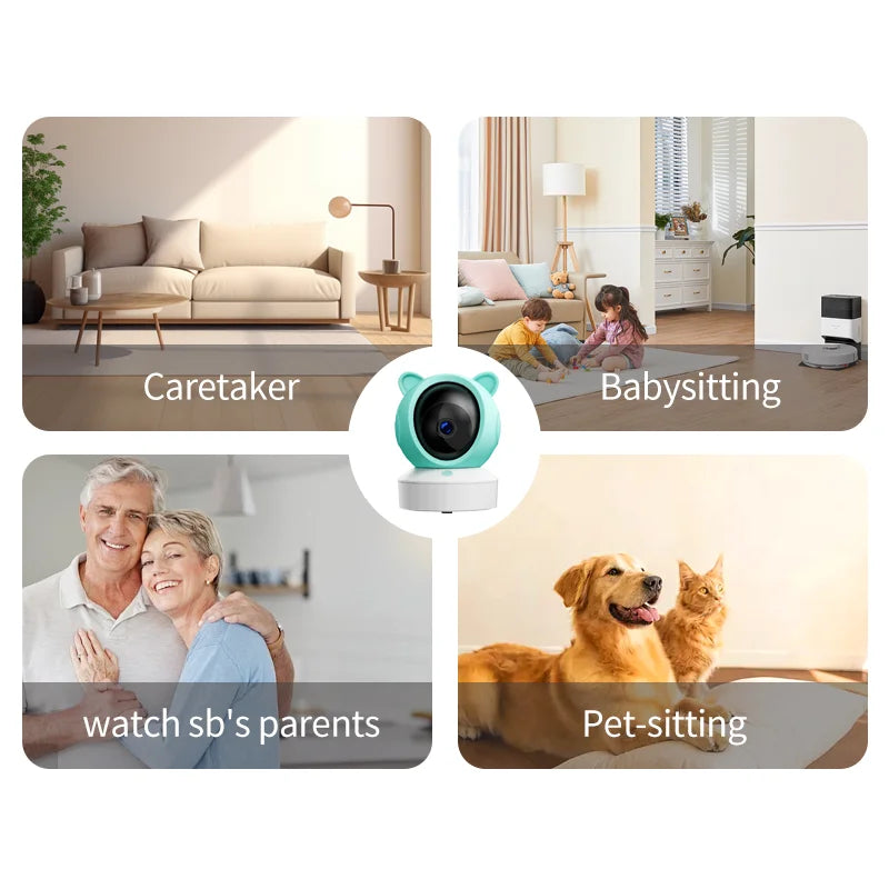 1080P WiFi Baby Monitor Camera with Night Vision and Smart Alerts – C14 Model