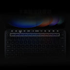 12.4 inch Smart Keyboard Case with Touchpad for Tablet Black