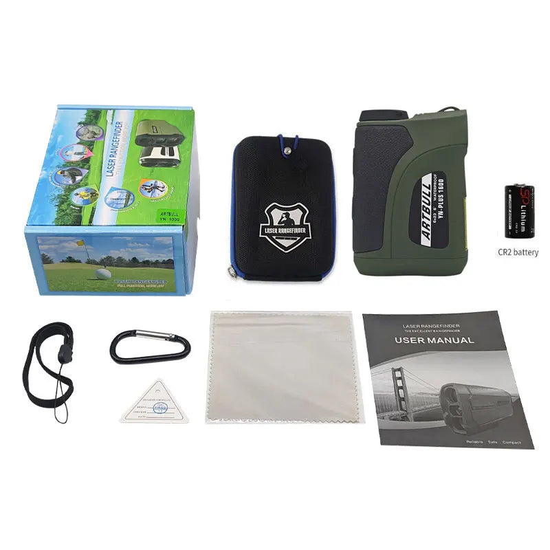 1600m Long Distance Laser Rangefinder with 6X Magnification