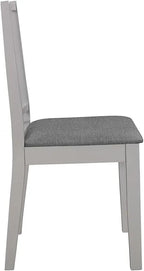 Modern Solid Wood Kitchen & Dining Chairs with Cushions – Set of 4