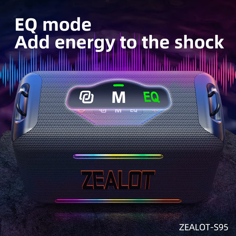 Portable Outdoor Speaker with 12H Playtime and Dual Pairing