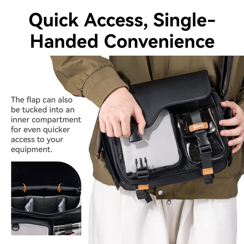 Waterproof Camera Sling Bag – Portable Outdoor Photography Shoulder Bag
