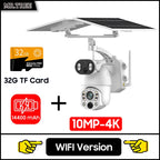 10MP WiFi Solar Camera with 32GB and 50X Zoom