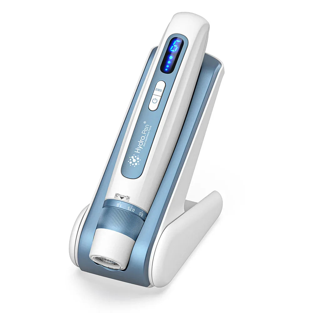 2-in-1 Blue Wireless Micro needling Hydra Pen with EMS