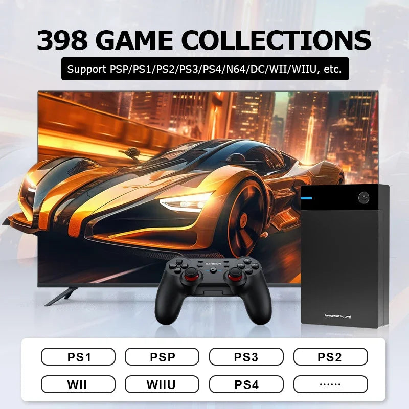 12TB Portable External HDD with 100,000+ Retro Games HS 3.5 INCH 12T HDD