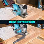 1800W Cordless Circular Saw with Adjustable Cutting Depth
