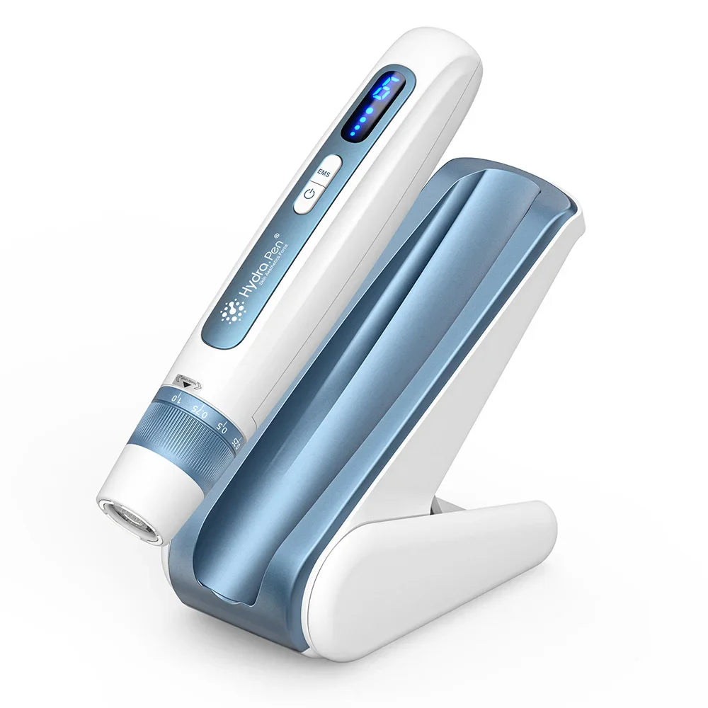 2-in-1 Blue Wireless Micro needling Hydra Pen with EMS