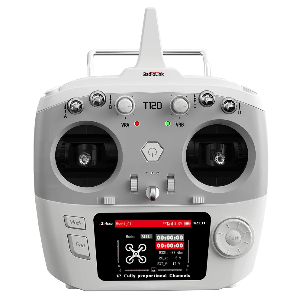 12CH RC Transmitter with 4000m Range and Receiver