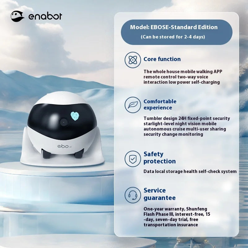Intelligent Home Robot with 1080p Camera and Real-Time Monitoring