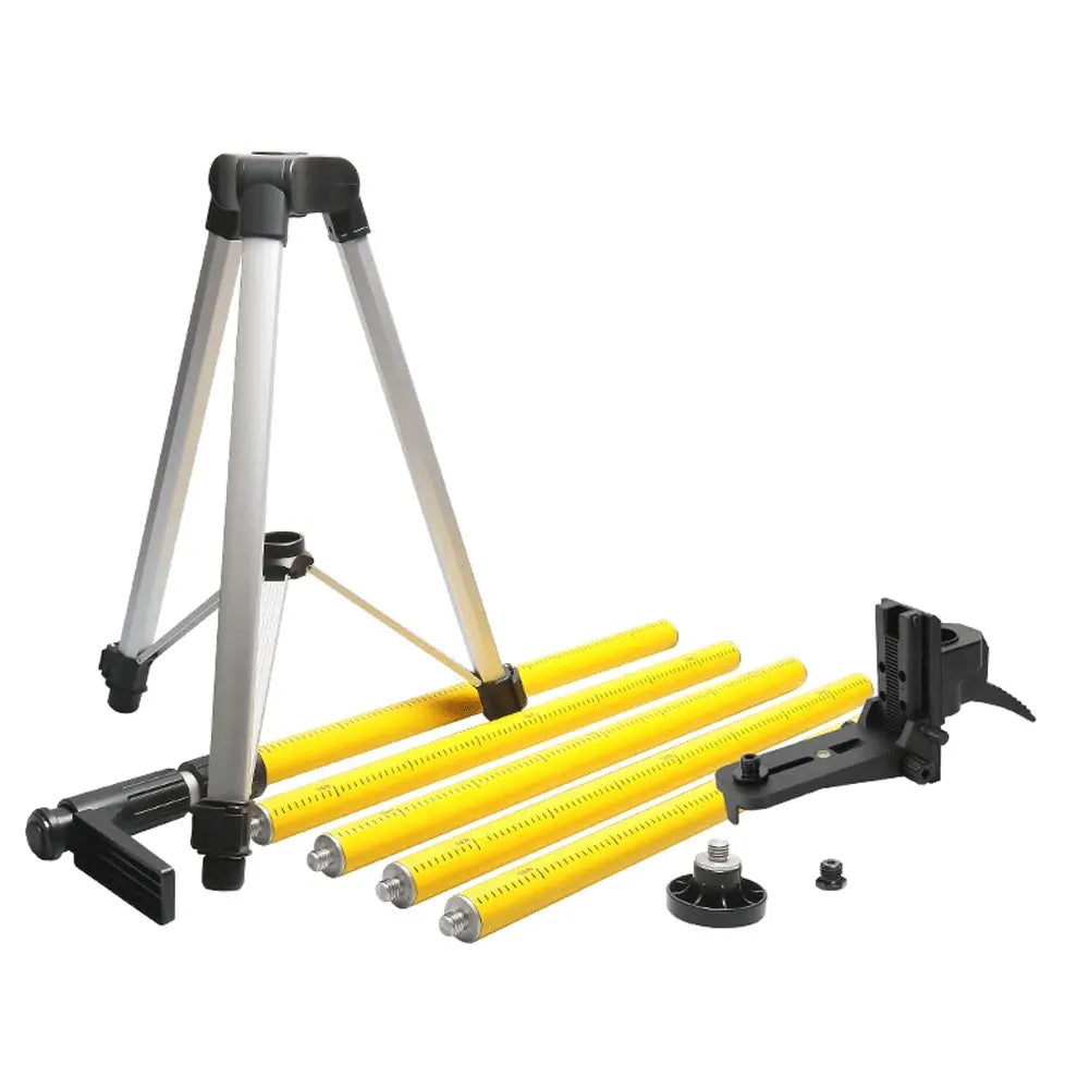 12 Ft./3.7m Telescopic Laser Mounting Pole with Adjustable Bracket and Tripod