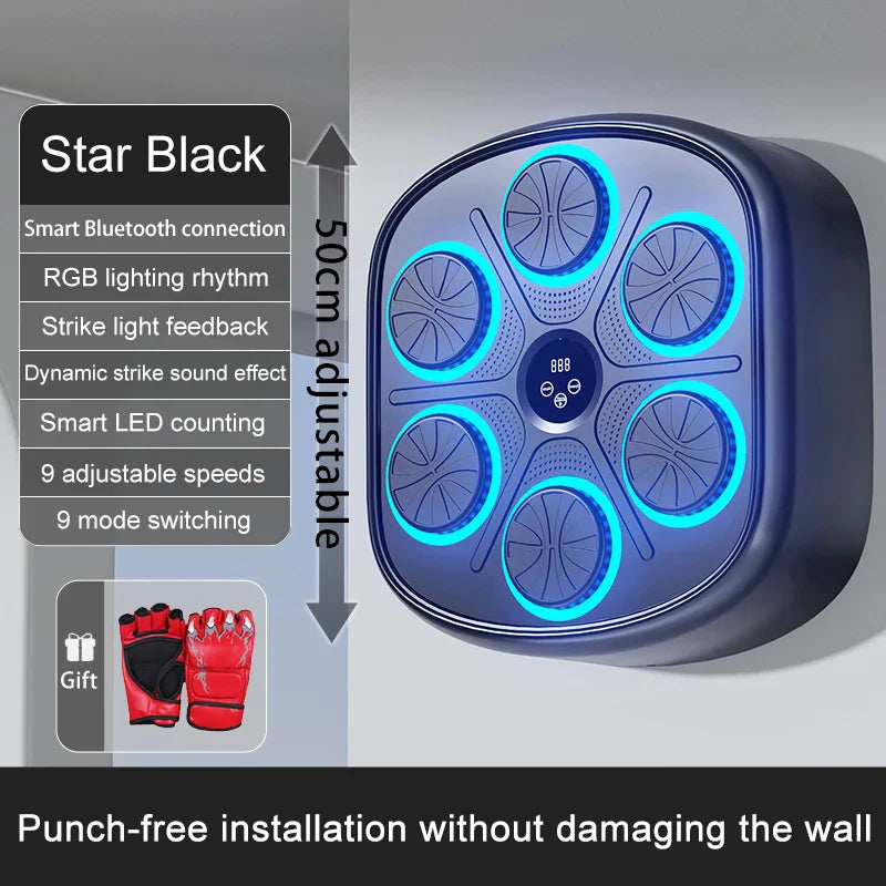 Electronic Music Punching Pad for Fitness and Cardio