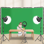 2.4x4m Collapsible Black Chroma Key Backdrop