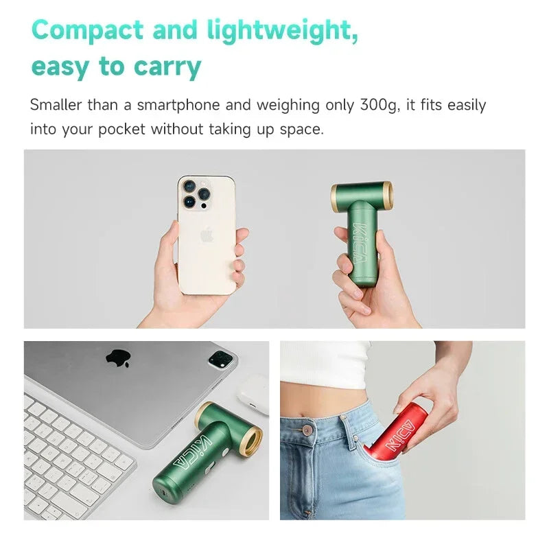 Cordless Compressed Air Vacuum Cleaner for Electronics & Lenses