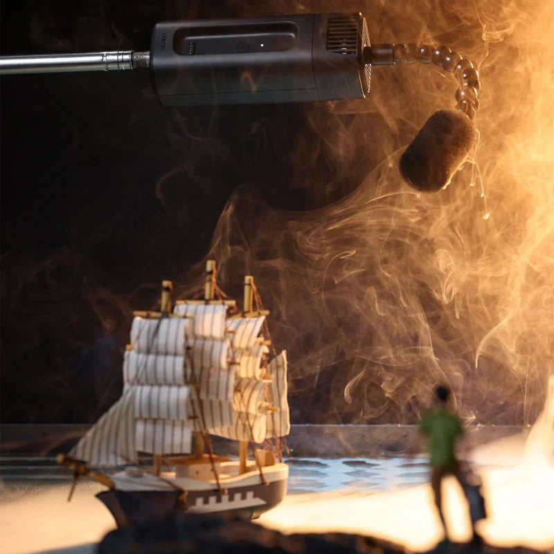 Compact Remote-Controlled Smoke Machine for Outdoor Parties & Stages