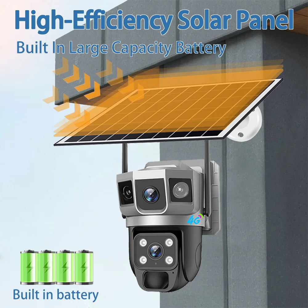 WiFi Solar Security Camera with 32GB and Night Vision