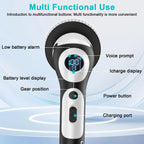 11-in-1 Cordless Electric Spin Scrubber with 9 Brush Heads and Adjustable Handle