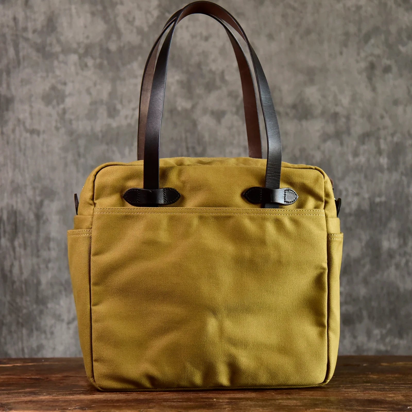 Large Canvas Travel Tote Bag – Khaki, Waterproof & Durable