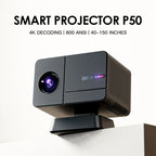 Rechargeable 1080p HD Projector with Android, 120" Display