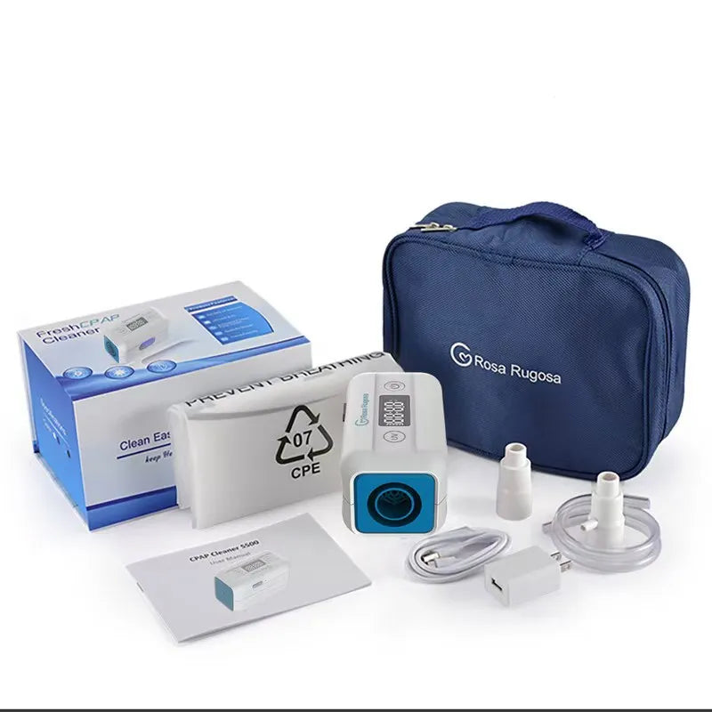 Portable CPAP Ozone Cleaner with Rechargeable Battery and Mask Kit