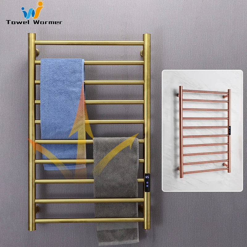 Thermostatic Bathroom Towel Dryer with Timer