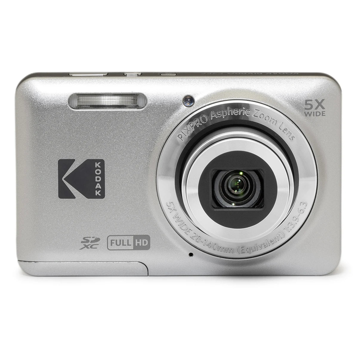16MP Digital Camera with 5X Zoom and 1080P Silver