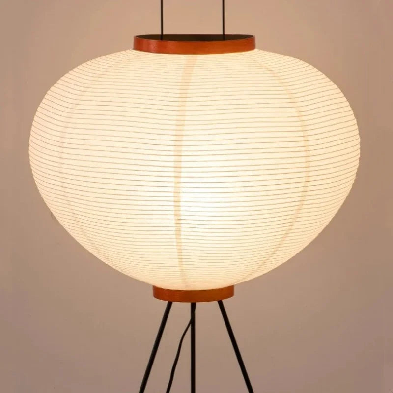 Wabi Sabi Style Standing Lamp for Bedroom or Living Room