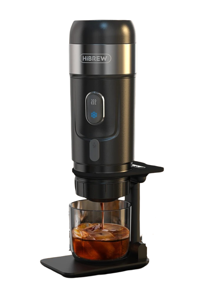Portable Espresso Coffee Maker for Car & Home – 12V Compatible with Pods & Ground Coffee