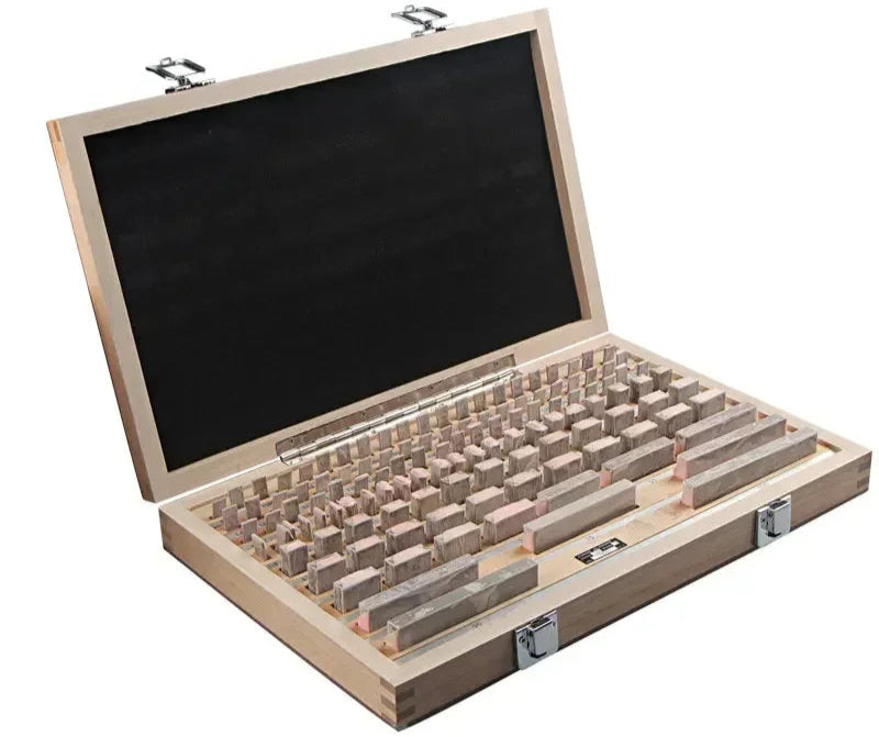 122-Piece Measurement Block Gauge Set – Grade 0 & Grade 1 Precision Tools