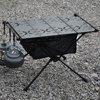 Portable Foldable Camping Table Lightweight Aluminum Alloy Outdoor Picnic & Fishing Table