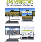 11-in-1 USB-C Docking Station with Keyboard & HDMI