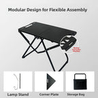 Portable Folding Outdoor Table Lightweight, Durable Carbon Steel for Camping, Picnic & BBQ