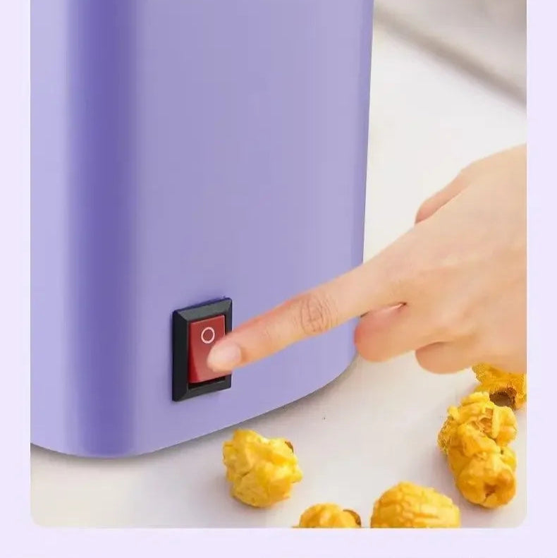 Small Electric Popcorn Maker – 3-Minute Hot Air Popping Machine for home